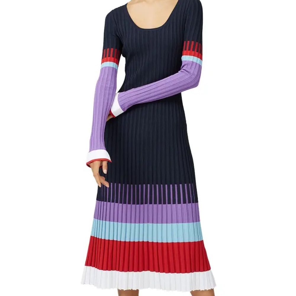 Prabal Gurung ribbed scoop neck dress